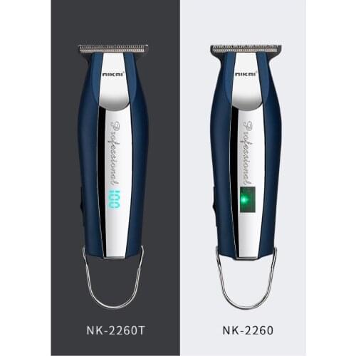 Cordless electric hair trimmer LCD rechargeable hair clipper haircut machine beard trimmer hair cutter oil head white engraving