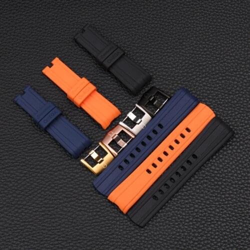 Watch accessories strap mens For omega strap OMEGA sea horse300 marine universe silicone rubber bracelet 20mm female watch band