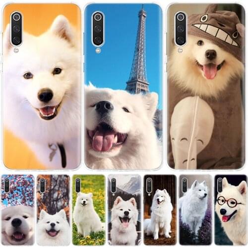 Samoyed Siberian Sled Dog Cover Phone Case For Xiaomi Mi Note 10 11 9 8 10T 9T CC9 5X 6X Pocophone F1 X3 F2 Pro Lite A1 A2 A3 Co