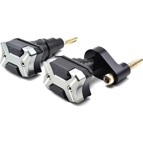 CNC Aluminum Motorcycle Frame Crash Pads Engine Case Sliders Protector Falling Protection For Kawasaki Ninja ZX6R/636 2005-2006