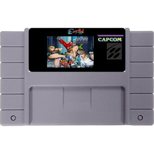 FINAL FIGHT 3 16 bit NTSC Big Gray Game Card For USA Version Game Player