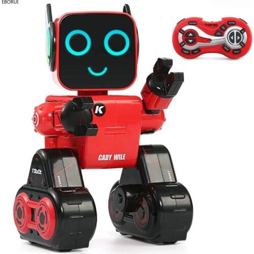 JJRC R4 RC Robot Toy CADY WILE 2.4G Intelligent Remote Control Robot Advisor RC Robot Toy Coin Bank Gift for Kids