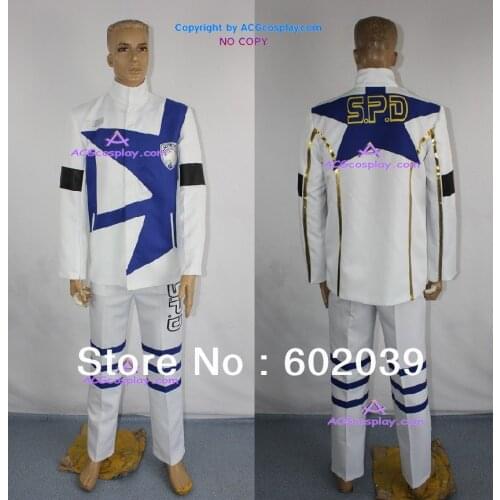 Tokusou Sentai Dekaranger Deka Break White cosplay costume blue version