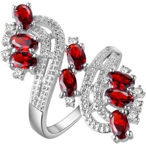 Milangirl Luxury Colorful Zircon Ladies Accessories Rings for Women Wedding Jewelry Luxury Knot Ring