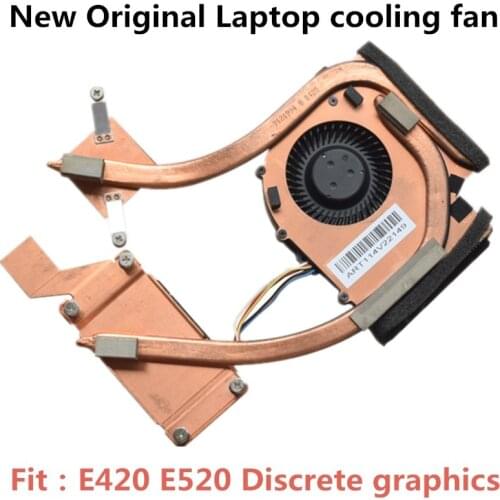 New Original Cooling Fan Heatsink radiator Cooler for Lenovo Thinkpad E420 E520 E425 E525 Laptop FRU：04W1833 04W1834
