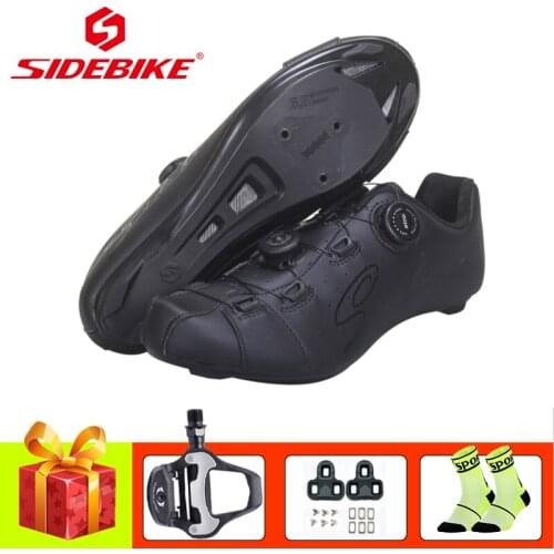 SIDEBIKE Road cycling shoes men women breathable self-locking sapatilha ciclismo Wear-resistant outdoor riding bicycle sneakers