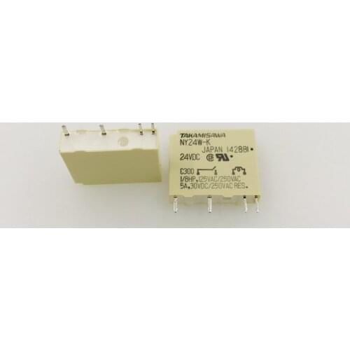Original NY24W-K 24VDC 4PIN 5A250VAC relays