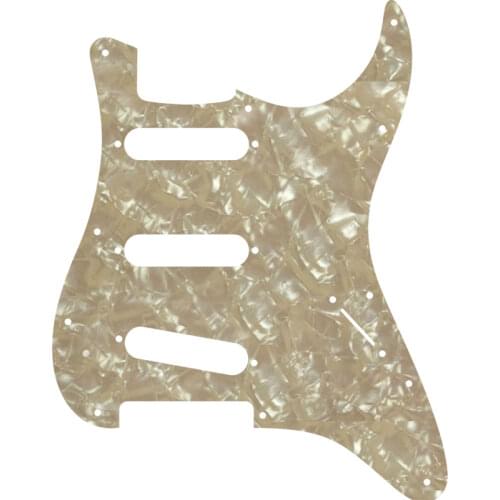 Pleroo Custom Guitar Pickguard - For No Pots holes USA\ Mexico Fd Stratocaster 72' 11 Screw Hole Standard St Scratch Plate