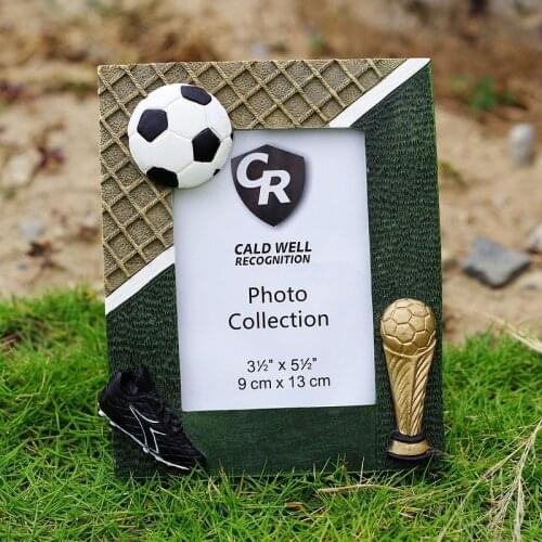 Football soccer gift photo frame football soccer gift hand painting creative 3R 5 inch word