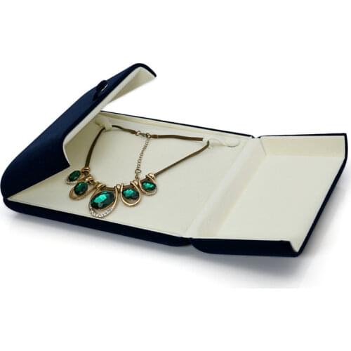 Luxury Velvet Jewellery Set Box with Buckle Earring Pendant Ring Bracelet Bangle Pearl Necklace Ornaments Storage Display Cases