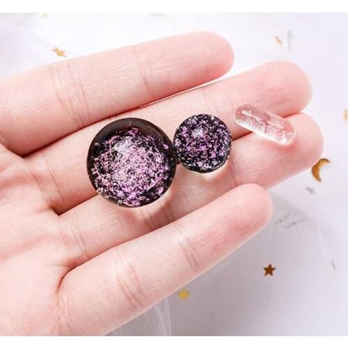 Mini Starry Sky Glass Ball Attractive Home Decor Glass Handmade Universe Crystal Ball for Decor