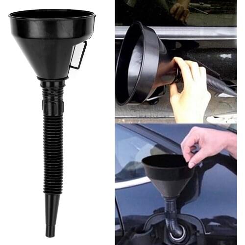 Fuel Funnel Car Repair Tool With Spout Pipe Pour Diesel Gasoline Oiler Filter Funnel Universal Car Truck Motorcycle Filled