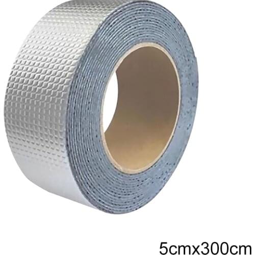 High Viscosity Waterproof Tape Sealing Adhesive Aluminum Foil Tape Butyl Rubber Band for Repairing Surface Crack Roof