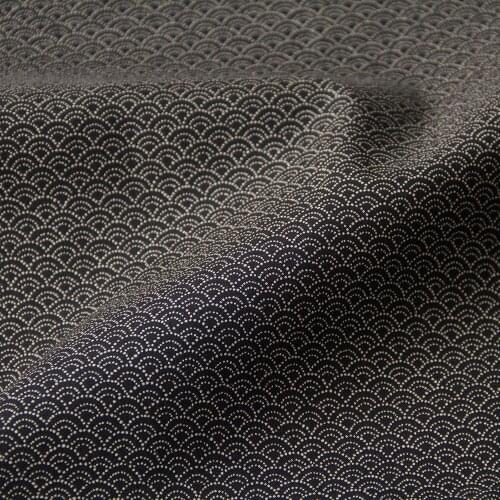 Half-Meter Japanese Kokka Cotton Fabrics Textile Quilting Cloth Fabric for sewing Kimono Wave E