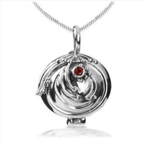 Pop 925 sterling silver vampire diaries verbena necklace pendant womens jewelry silver pendant