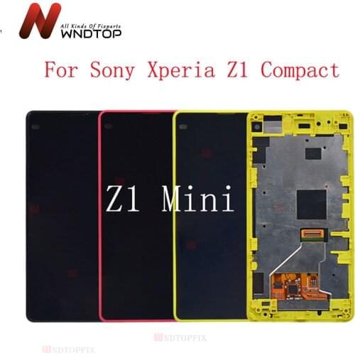 4.3" Tested For Sony Xperia Z1 Compact M51W D5503 LCD Display Touch Screen Digitizer Assembly Replacement For Sony Z1 Mini LCD