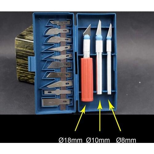 13pcs/set Hand Wood Carving Chisels Knife Tool for Basic Woodcut Working Clay Wax DIY Tools and Detailed Woodworking Hand Tools