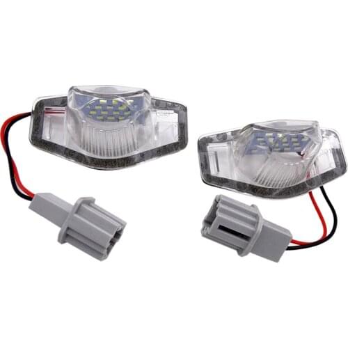 2pcs LED Signal Lamp Number License Plate Light for Honda Civic Acura Accord Odyssey TL TSX MDX Car Styling Rear Led Car Light