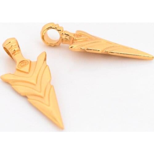 47*20mm 4pcs Gold Color Plated Sword Charms Pendant For Making DIY Necklace Bracelet Jewelry Accessories