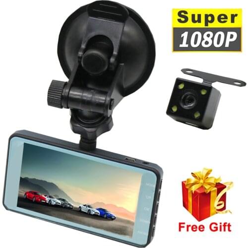 Car Video Recorder Full 1080P Dash Cam 170 Wide Angle Car DVR Dash Camera DVR Rear View Camera Night Vision G-sensor Dashcam