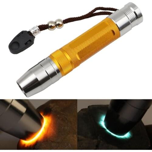 White / Yellow Light Q5 LED Flashlight 2 mode Handheld Portable 18650 Torch torcia linterna torch for Jade Gemstone Appraisal