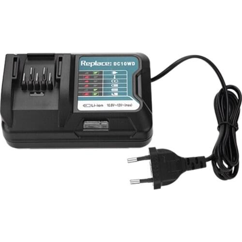 Fast Lithium Battery Charger For Makita 10.8V 12V Dc10Wd / Dc10Sb / Dc10Wc / Bl1015 / Bl1016 / Bl1021B / Bl1041B Led Charger Eu