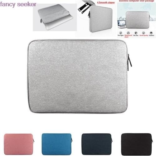 Notebook Cover for Lenovo 14 15.6 13.3 case zipper bag Laptop waterproof Sleeve Bags for Macbook air 13 11 pro Retina 12 15 inch