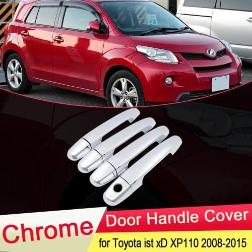 For Toyota ist Urban Cruiser XP110 2008 2009 2010 2011 2012 2013 2014 2015 Chrome Door Handle Cover Exterior Trim Accessories