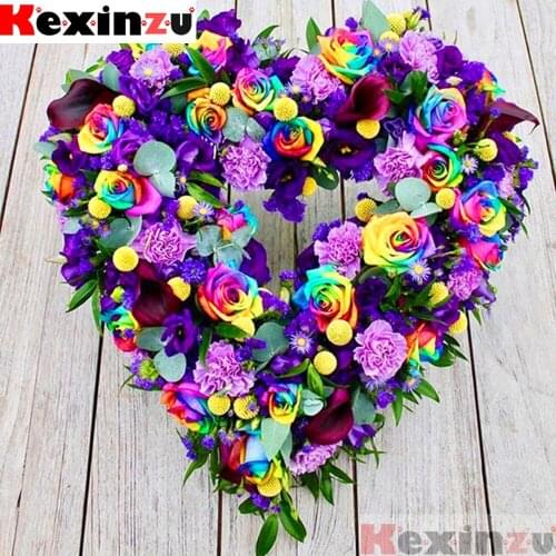 Full Square/Round Drill 5D DIY Diamond Painting"Floor rose"3D Embroidery Kit Cross Stitch Rhinestone Mosaic Home Decor Gift Y04