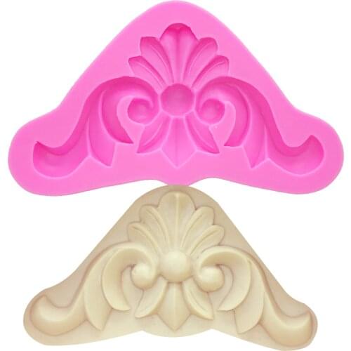 M0789 Lace Shape Silicone Mold Cake Decorating Tools Baking Tools For Fondant Candy Cakes Accessories And Wedding Tools
