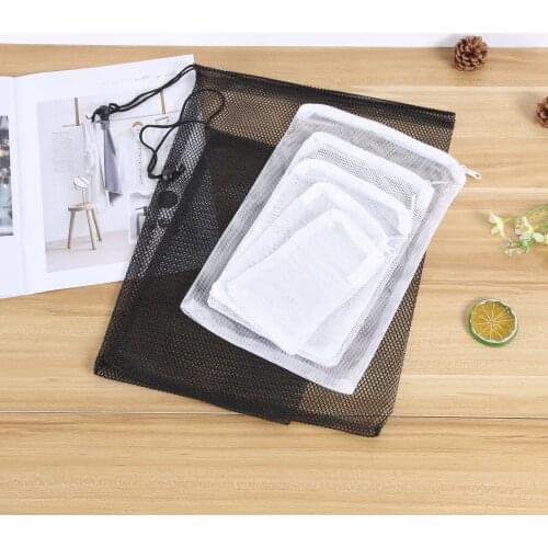 20 Pcs/Set Aquarium Filter Bag Fish Tank Mesh Bag Zipper Net Pond Bio Ball Active Carbon Isolation Storage Aquarium Accessories