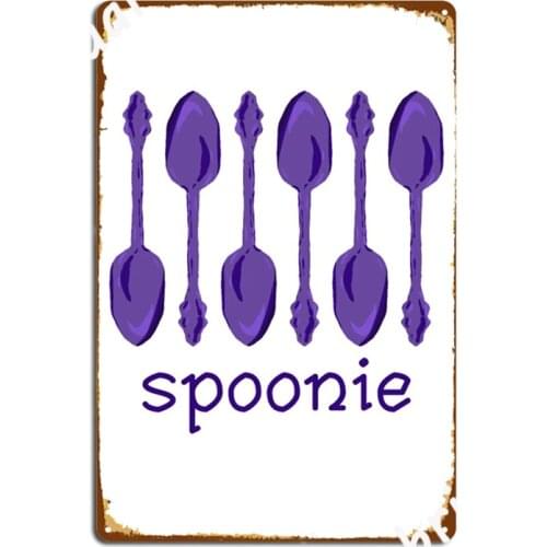 Spoonie Purple Metal Signs Club Bar Club Home Classic Poster Tin sign Posters