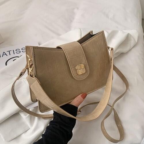 Fashion Stone Grain Hand Bags For Women Luxus Hand Taschen Damen 2021 Brand Inclined Shoulder Bag Female Messenger Crossbody Bag