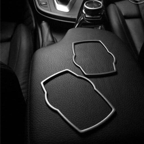 Stainless Steel Interior Refit Multimedia Buttons Cover Car Accessories for bmw X1 X3 X5 X6 F20 F01 F30 F15 F34 F31 40GF