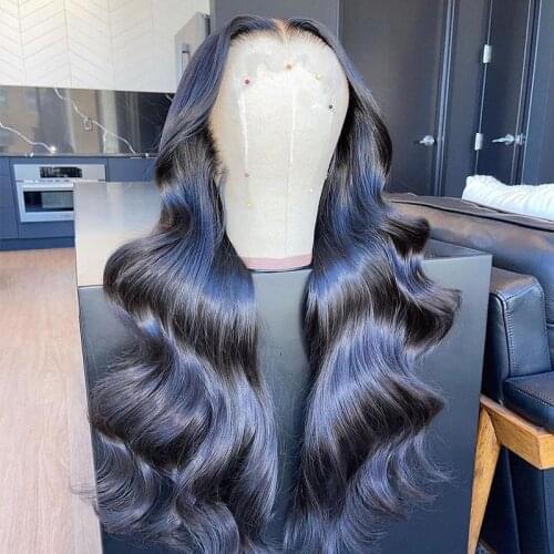 Body Wave Lace Front Human Hair Wigs 13x4 Lace Front wig Wavy Brazilian Remy 4x4 Lace Closure Wig Pre Plucked T Part Lace Wig