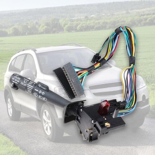 Turn Signal Switch Perfect Fitment Sensitive Rubber Plastic Windshield Wiper Arm Switch 26100985 for Buick for Chevrolet Tahoe