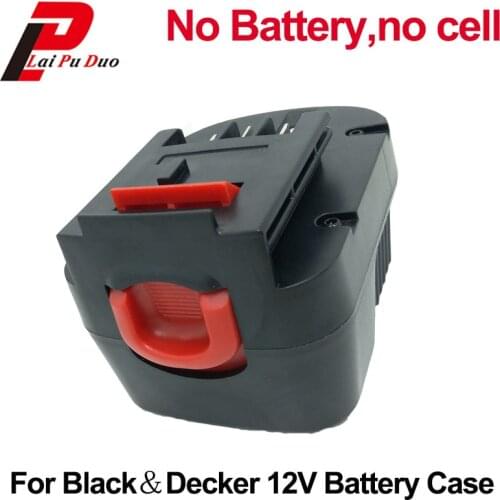 For Black&Decker 12V Ni-CD Plastic Case (No battery cells) Power Tool Battery FSB12 BD1204L BD-1204L B-8315 BPT1047 Shell Cover