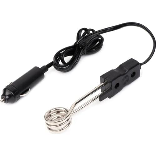 24V Portable Electric Car Boiled Water Tea Immersion Heater For Camping Picnic