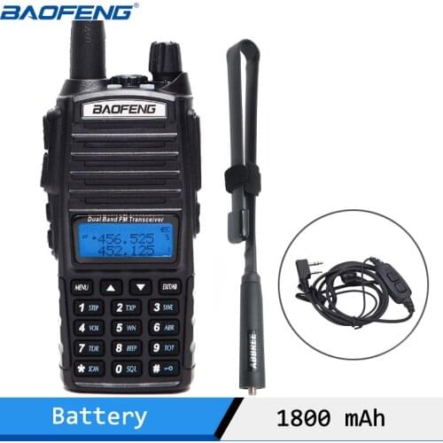 Baofeng UV-82 Walkie Talkie 10km uv 82 Two Way Radio UV82 VHF UHF Dual Band Transceiver Hunting Portable CB Ham Radio