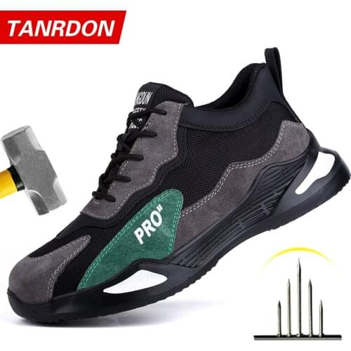 Work Sneakers Men Indestructible Steel Toe Work Shoes Safety Boot Men Shoes Anti-puncture Working Shoes For Men Dropshipping