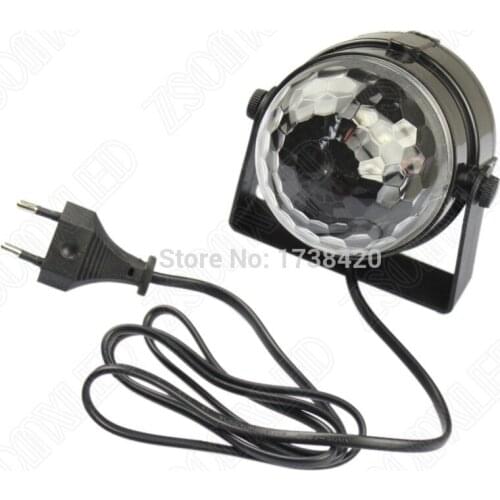 RGB Crystal Magic Ball Led Stage Lighting Effect Disco DJ Music control Laser Projector for Bar Party Show light 220V EU/US