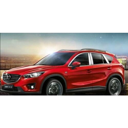 Car styling stainless steel window pillar trim car sticker for Mazda CX-5 2013-2016 car accessories