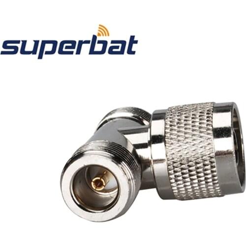 Superbat 5 pcs N Adapter N Plug to Jack to Jack 3 way Connector