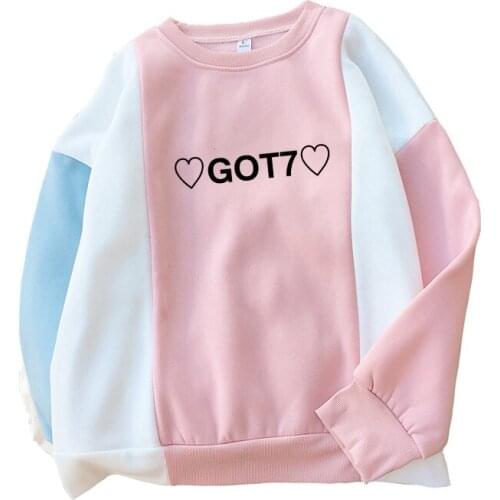 GOT7 K-Pop Korean K Pop Women Hoodies Sweatshirts Outwear Hip-Hop GOT 7 Autumn Winter Sweatshirts Korean Clothes