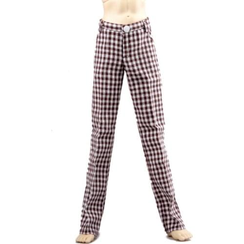 [wamami] 300# Brown Plaid Pants/Trousers/Outfit SD17 DZ17 AOD DZ BJD Dollfie
