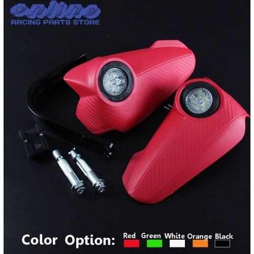 Vision Led Handguards Hand Guard with light For Honda CRF50 CR80 CR85 CRF110 CR125R CRF150R CRF150F Enduro Motocross Dirt Bike