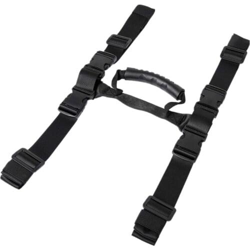 1set Motorcycle Alloy Side Box Handle Rope Portable Top Strap Carry Handle Rope Carry Handle For Adventure Bike Box