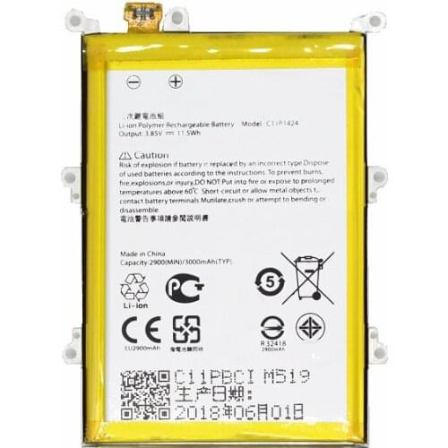 1x C11P1424 for Asus Zenfone 2 Battery ZE551ML ZE550ML 5.5inch Z00AD Z00ADB Z00A Z008D Phone Battery