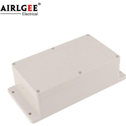 200 * 120 * 67mm electrical junction box with mounting ear plastic box ABS outdoor electronic housing waterproof IP65 sealed box