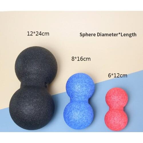 3pcs Yoga Massage Fitness Ball Foam Roller Set for Back Pain Self-Myofascial Treatment Pilates Muscle Release Exercises